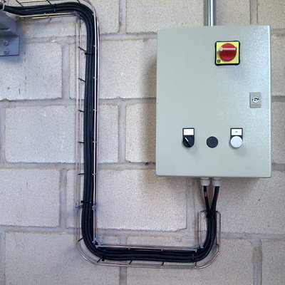 Instalación de cuadro para compresor aire comprimido