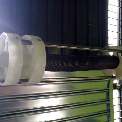 Instalación de eje con barras .