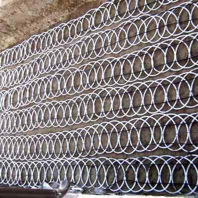 Instalacion de geotermia horizontal.