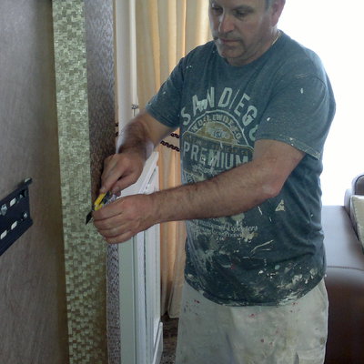 instalacion de revestimiento plastico en mural