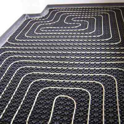 Instalacion de suelo radiante refrescante Rotex.