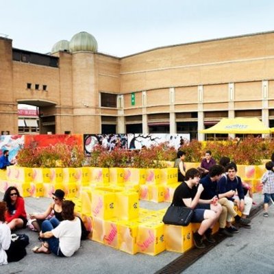 Instalación efímera Swab & Moritz