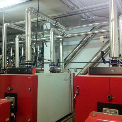 Instalacion sala calderas residencia San Candido