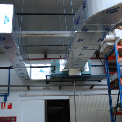 instalación sala exposiciones FAMOSA