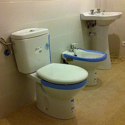 instalacion saneamientos + griferia