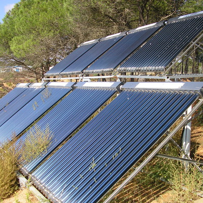 Instalación solar con tubos de vacio