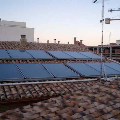 Instalación solar térmica para apoyo a calefacción