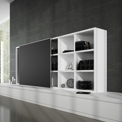 Interior mòdul porta corredera lacat blanc mate