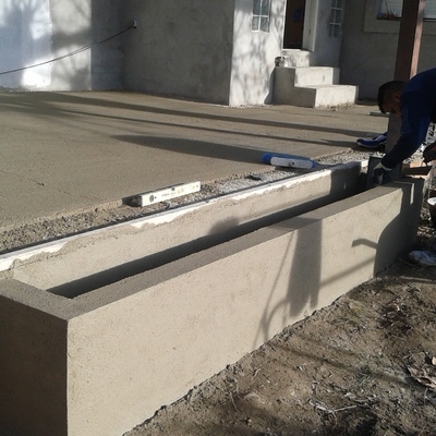 jardinera construcción