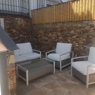 Separacion de terraza en bambu