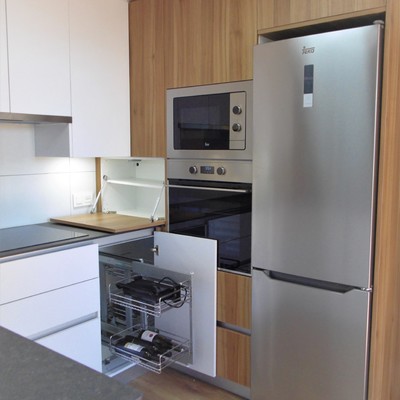 mueble bajo rincón, extraible