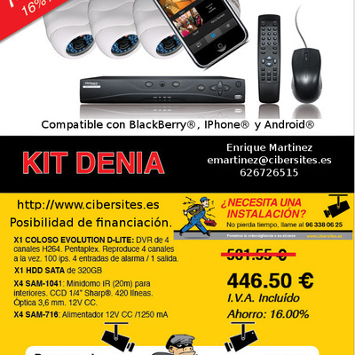 KIT VIDEOVIGILANCIA DENIA