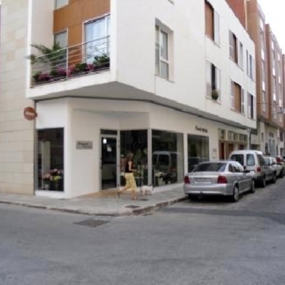 la floristeria desde la calle 