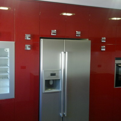 Lacado alto brillo rojo 2