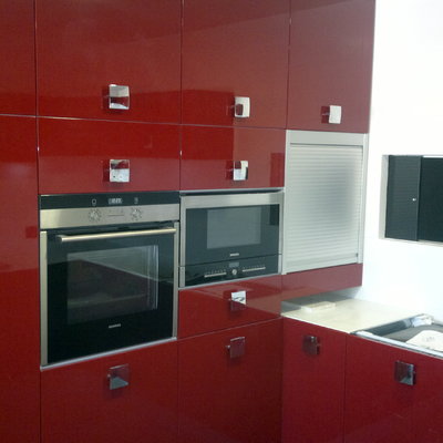 Lacado alto brillo rojo