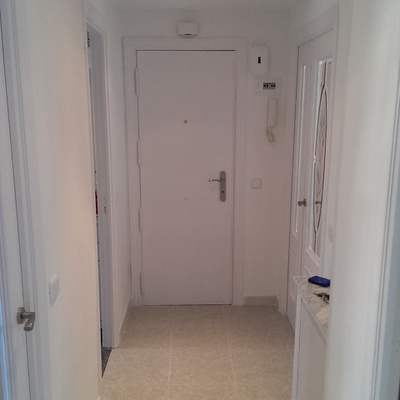 lacado, antes roble barnizado