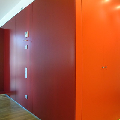 Lateral visto desde el pasillo