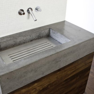 Lavabo de Microcemento.