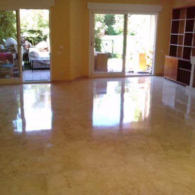 limpieza abrillantado suelos marmol