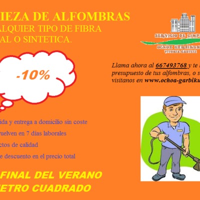 LIMPIEZA DE ALFOMBRAS