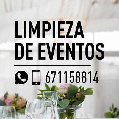 LIMPPIEZA DE EVENTOS
