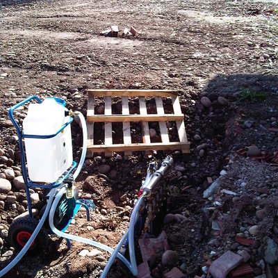 Llenado captador geotérmico