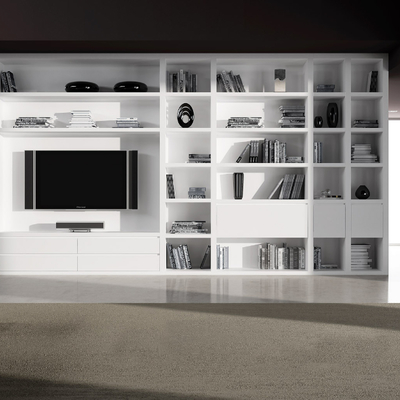 Llibreria Area lacat blanc mate