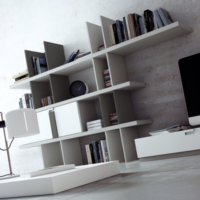 Llibreria TK.2 lacada mate