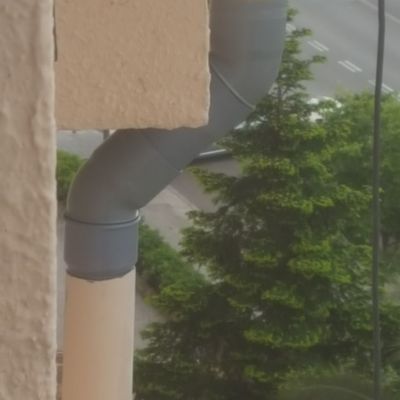 Conexión de recogida de aguas pluviales