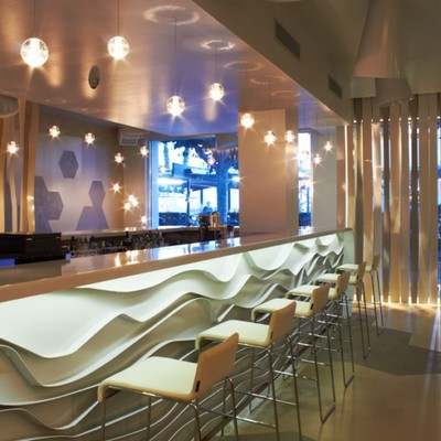 Ejecución de bar- coctelería de diseño en Blanes.