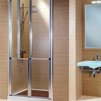 Mampara con puerta-ventana de asistencia