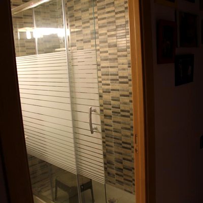 MAMPARA DUCHA SERIGRAFIA