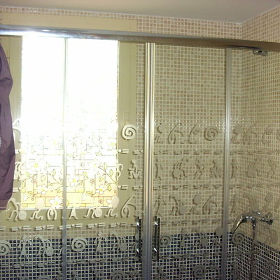 Mampara Hojas Correderas Cristal