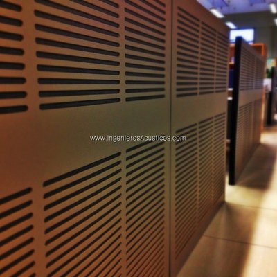 Mamparas acústicas