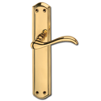 Manilla con placa acabado satinado