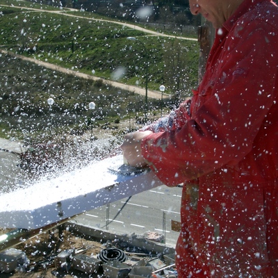 Manipulando las planchas de eps