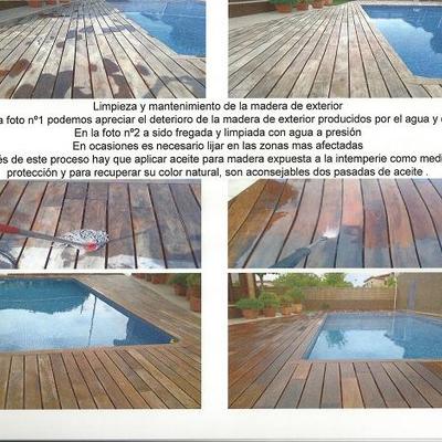 MANTENIMIENTO DE TARIMAS EXTERIORES