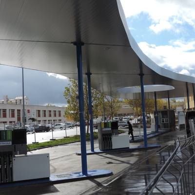 marquesina gasolinera