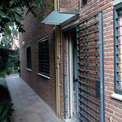 MARQUESINA INOXIDABLE/VIDRE