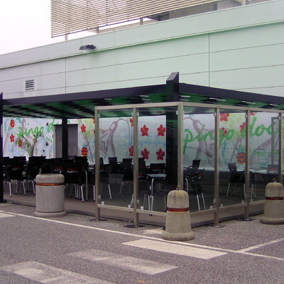 Marquesina para terraza de restaurante