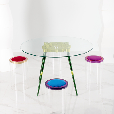 Mesa Generalife + Taburetes Arrayanes