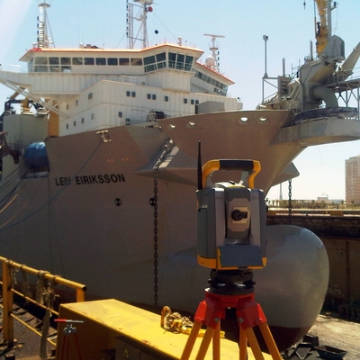 Medición Barco en construcción en Cádiz