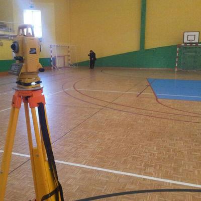 Medición de superficie de Polideportivo