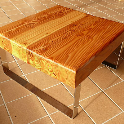 mesa centro douglas acero inox