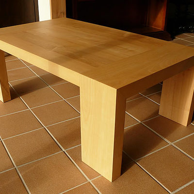 mesa centro fresno macizo