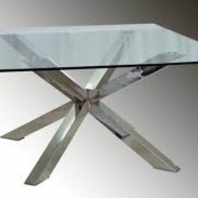 mesa comedor en acero inox