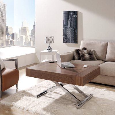 Mesa de diseño elevable.