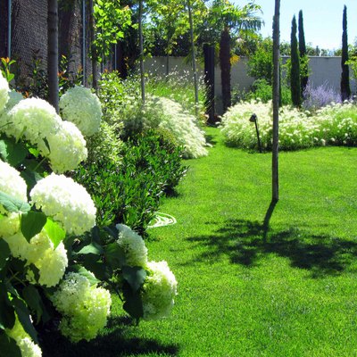 Mezcla de texturas en colores blancos y morados, elegancia y sosiego