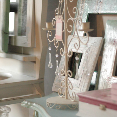 Conjunto de elementos decorativos.