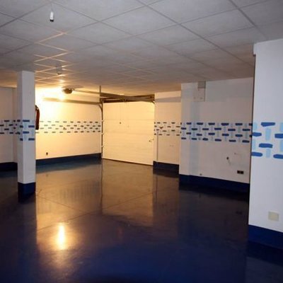 microcemento en suelo de Parking